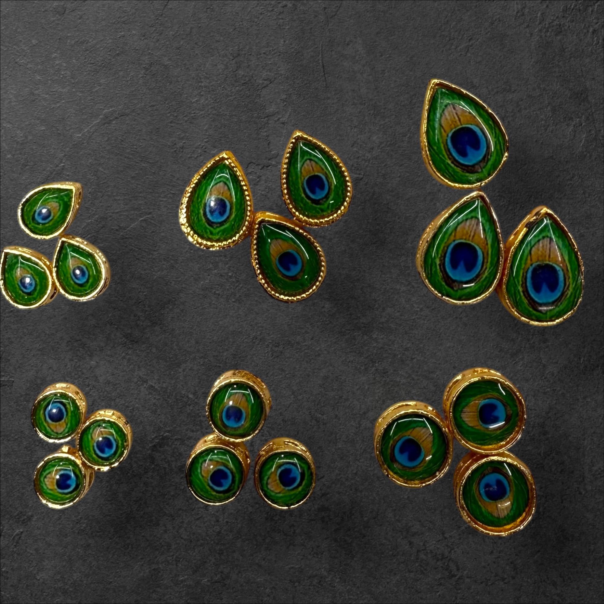 Peacock Round Shape (Medium) - Image 2