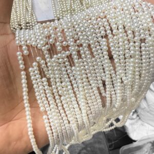 Double Coated 3mm Round Beads