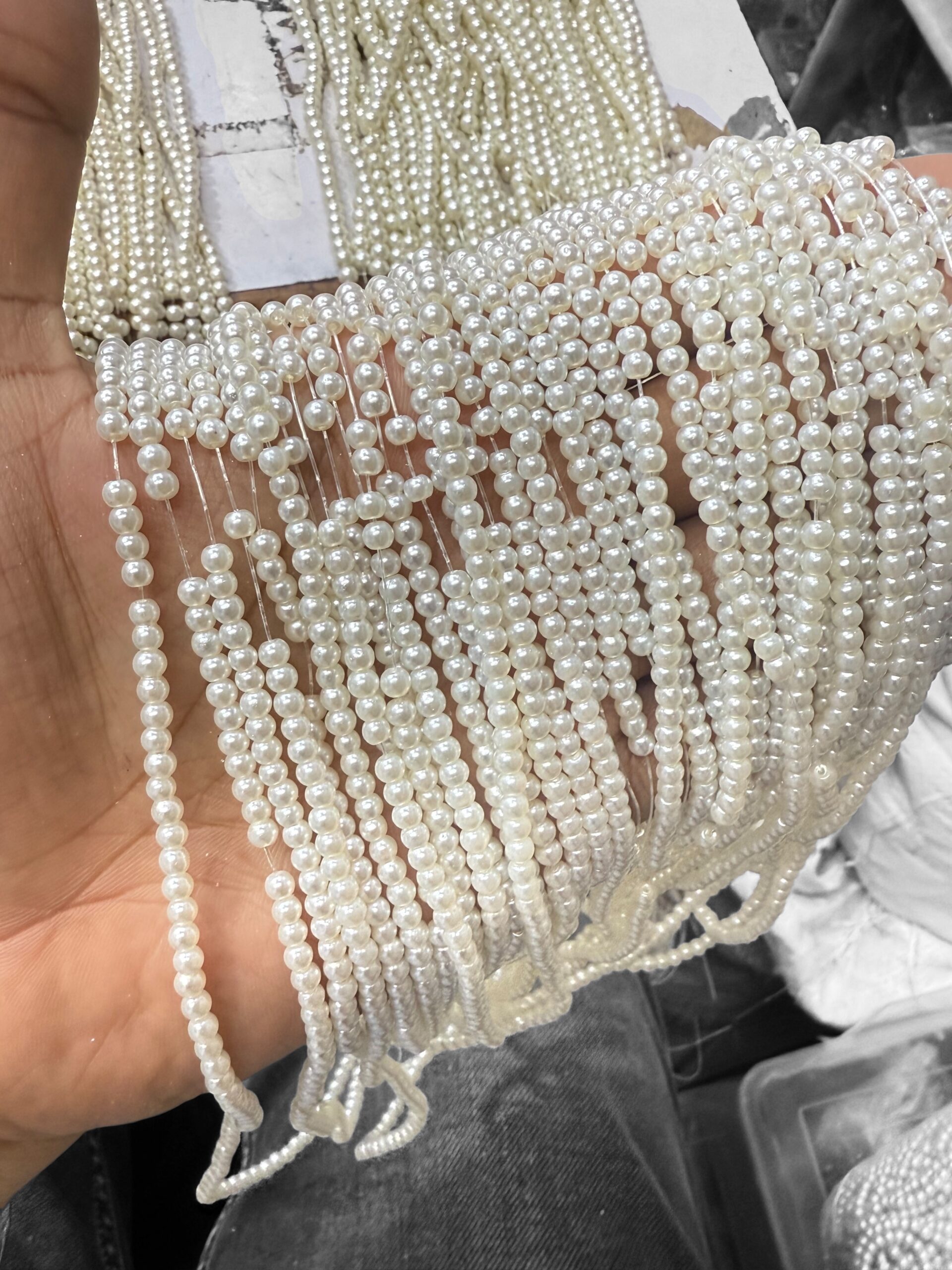 Double Coated 3mm Round Beads