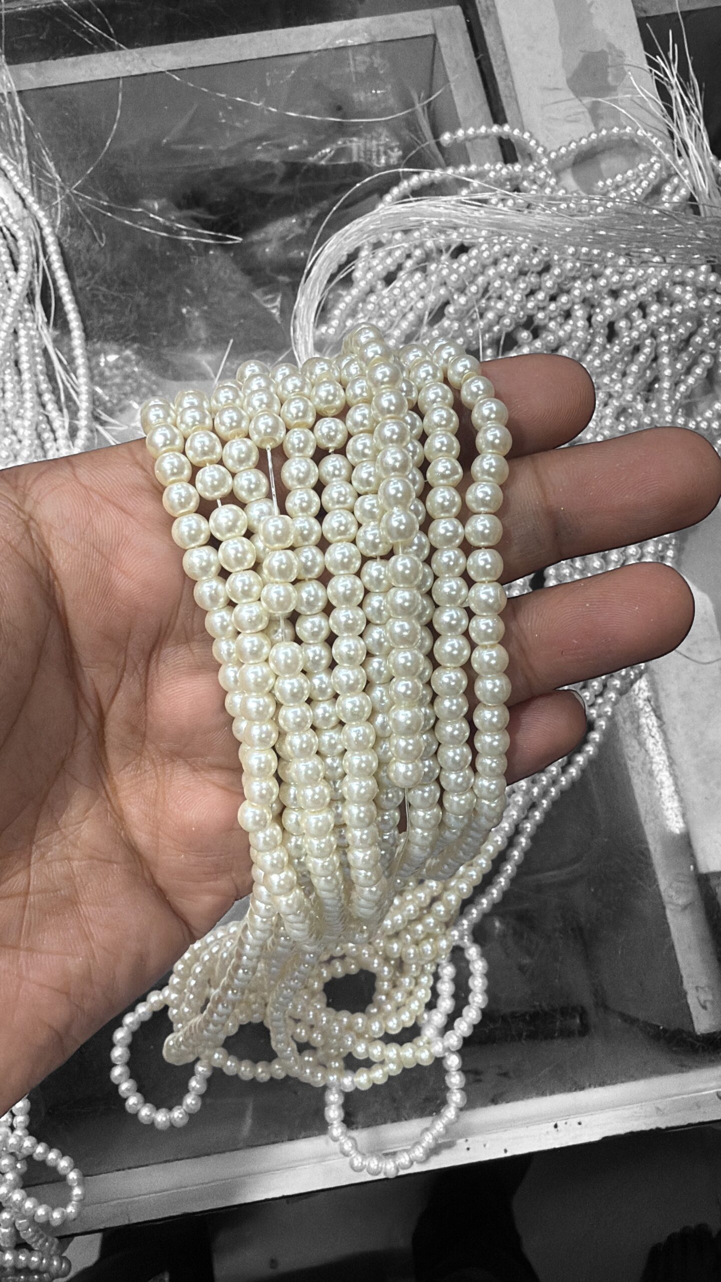 Double Coated 5mm Round Beads