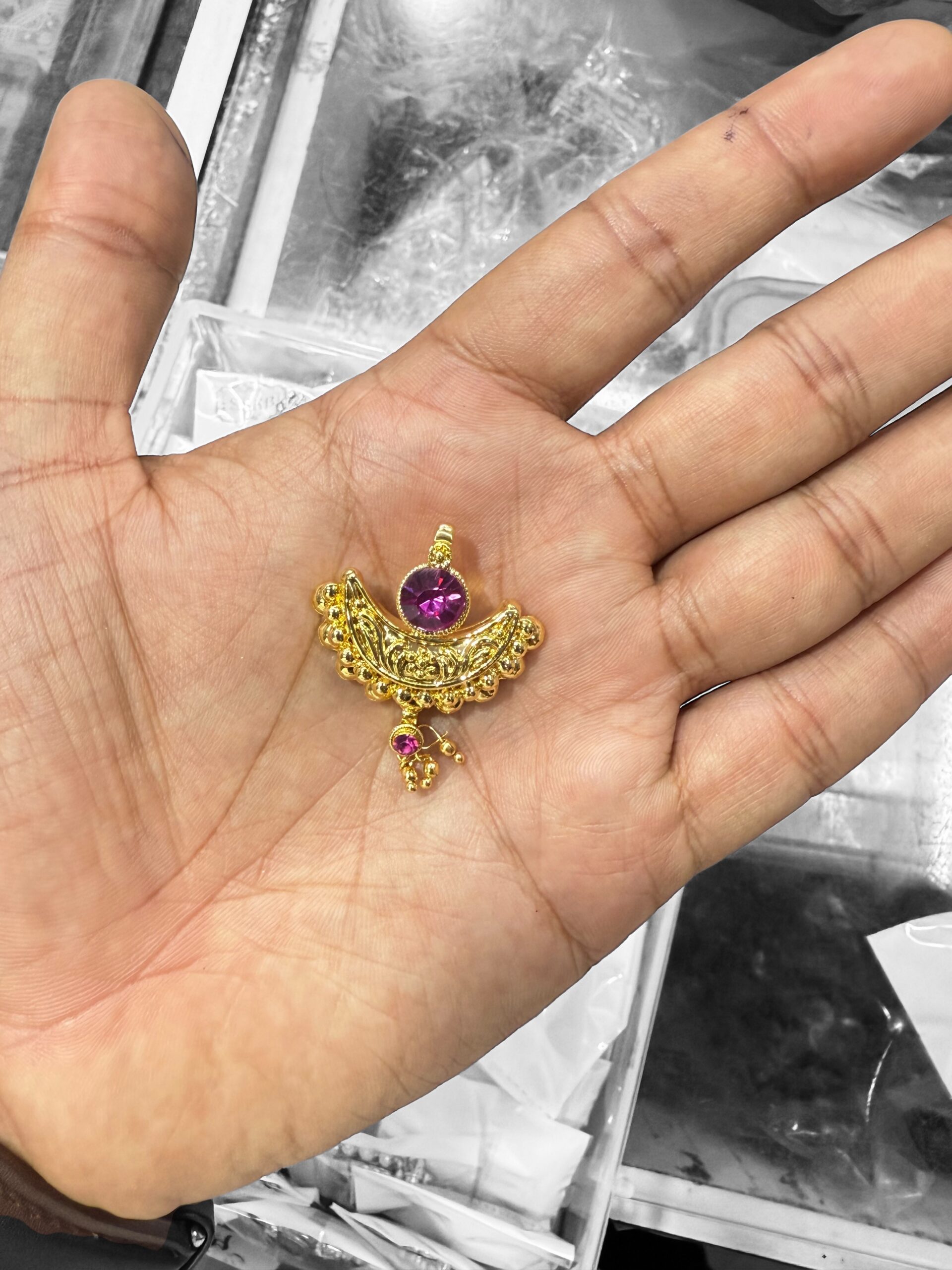 Kolhapuri Small Chandrakor Pendant