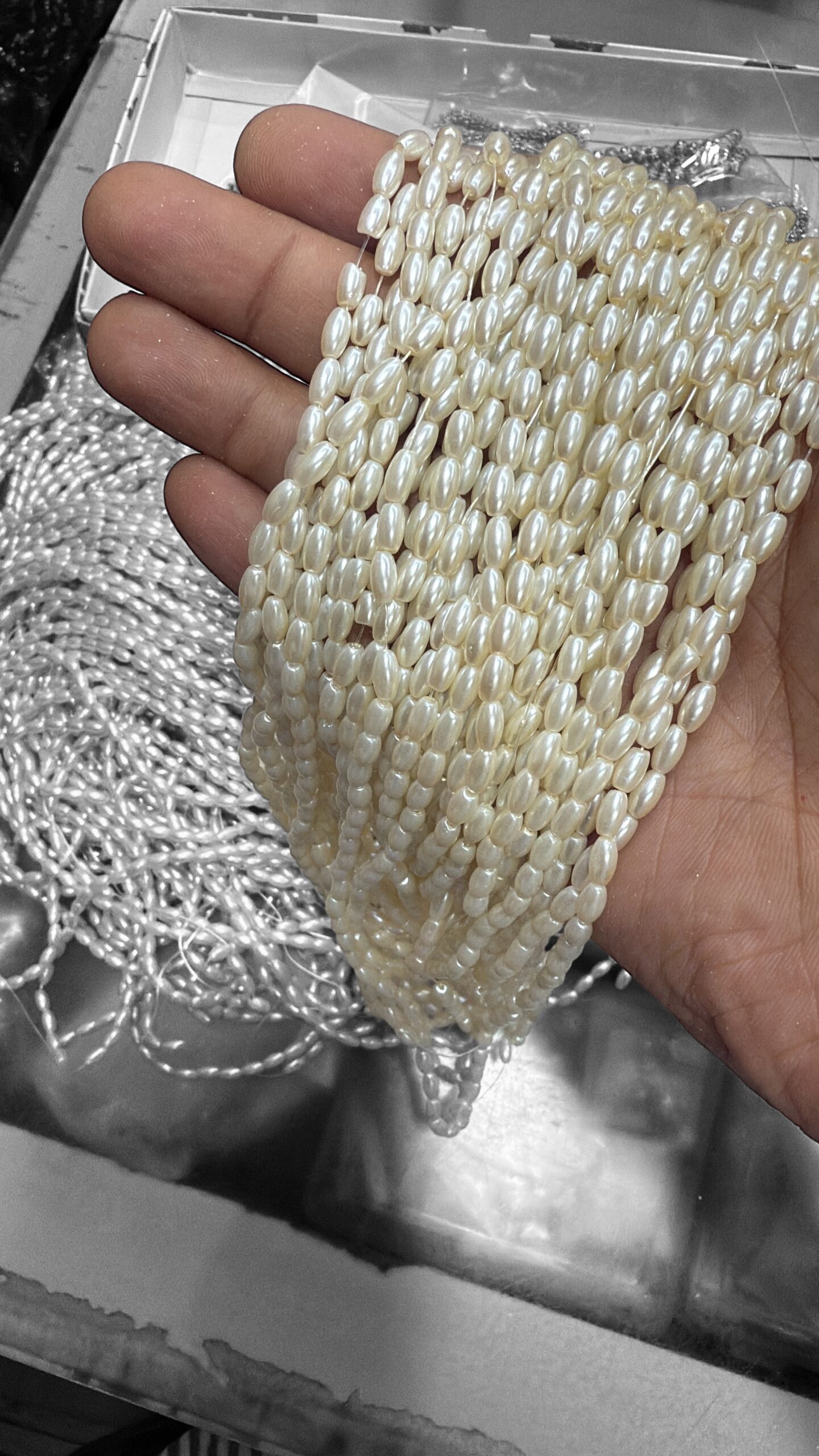 Double Coated Small Rice Pearl China
