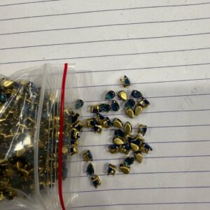 Fitting Stone Paan Shape Blue