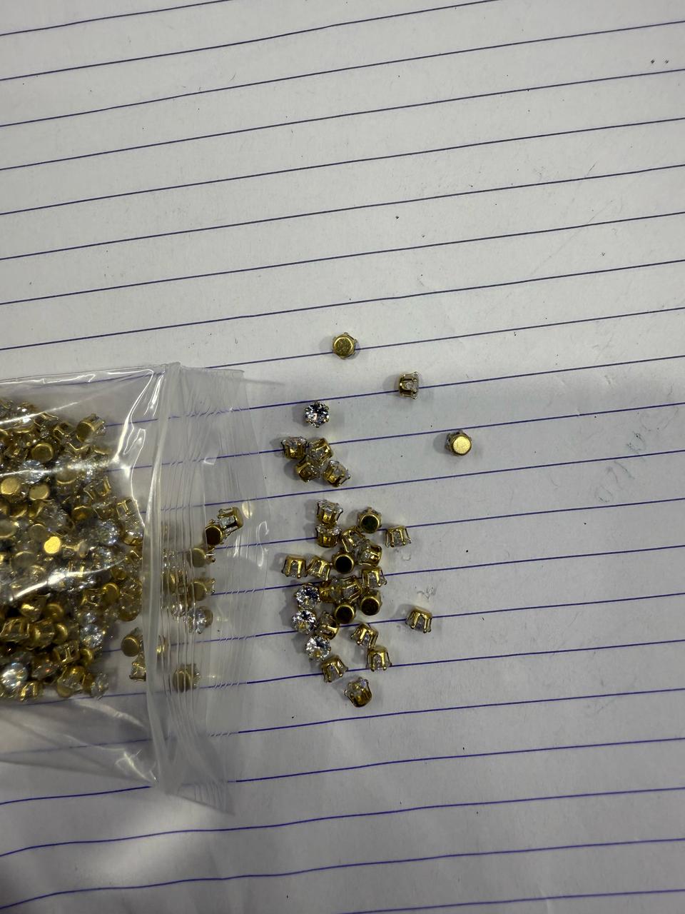 Fitting Stone Round Shape White