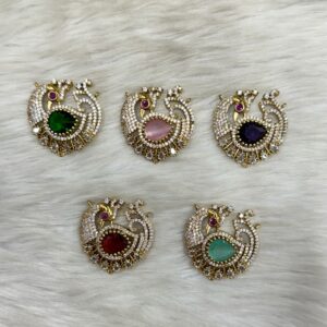 Victorian Peacock Pendant Design