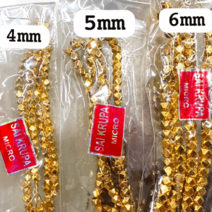 Fancy Micro Polish Chowpati Beads