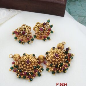 Peacock Matte Finish Pendal Set P-3684