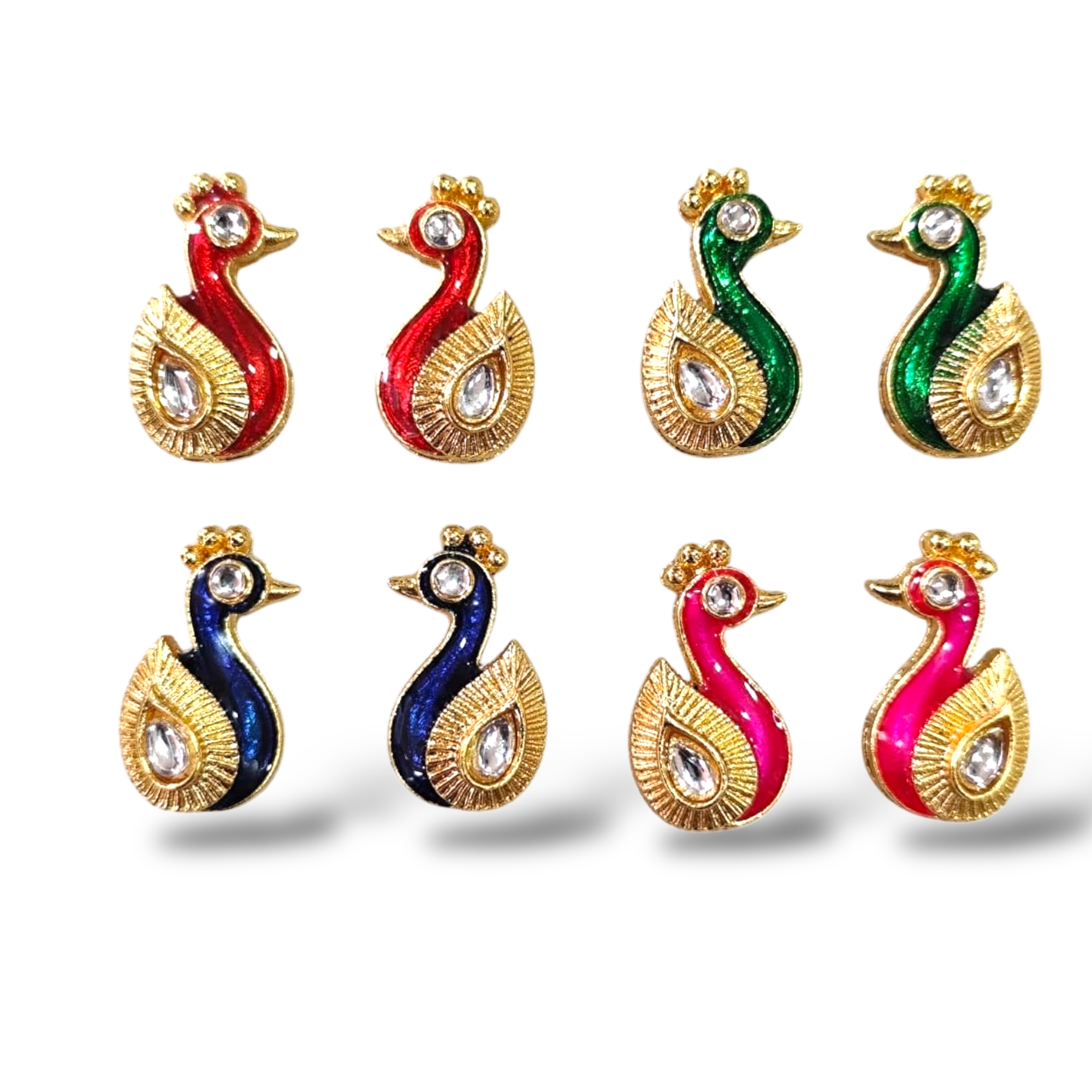 Colorful Peacock Jewellery Making Material