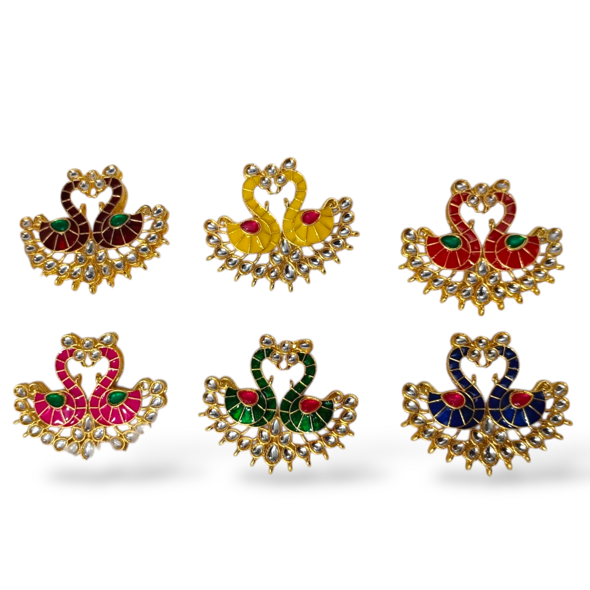 Peacock Design Hair Brooch Material for Hairstyle Jewellery Making