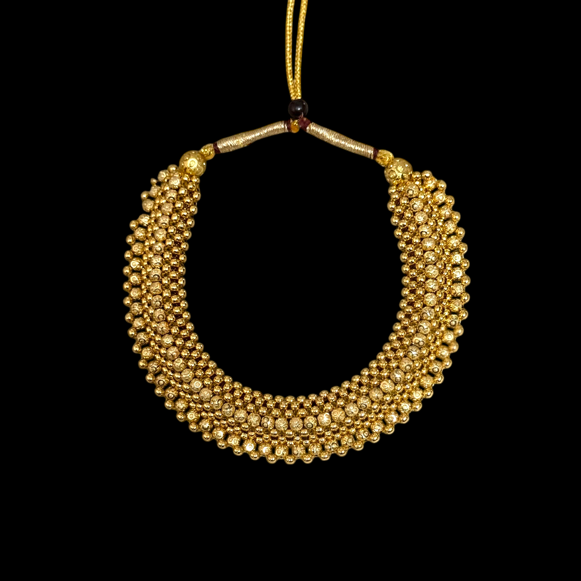 Maharashtrian Kolhapuri Tushi Necklace – Micro Polish | पारंपरिक लग्नासाठी दागिना