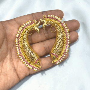 Gudi Padwa Special Fish Design Back Ear Cuff