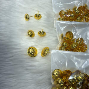 Gold Finish Cup Tops for Jewellery Making