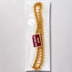 Micro Plated Idli Beads for Jewellery Making (4mm, 6mm & 8mm)