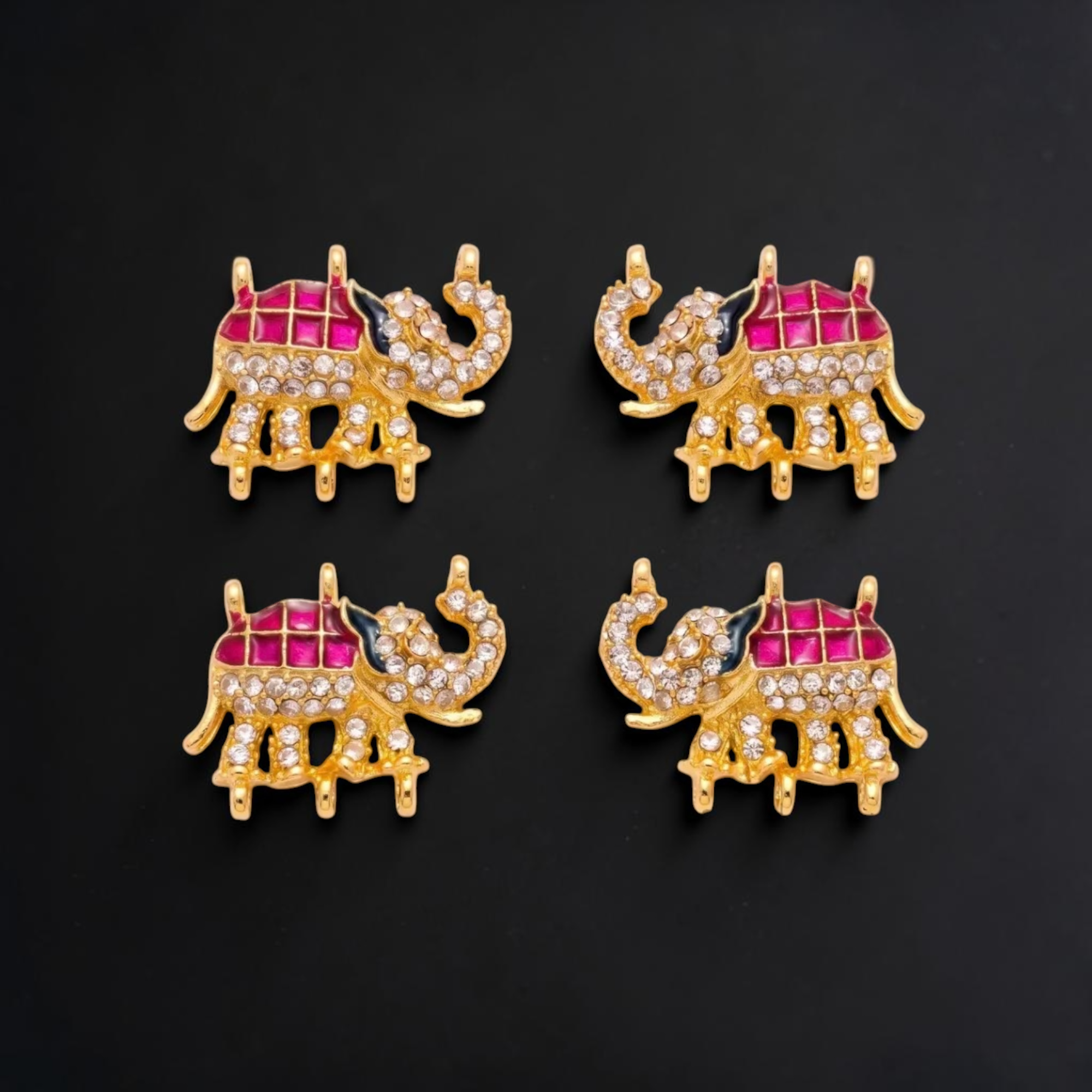 Elephant Design Jewellery Pendant for Necklace Making - Image 3