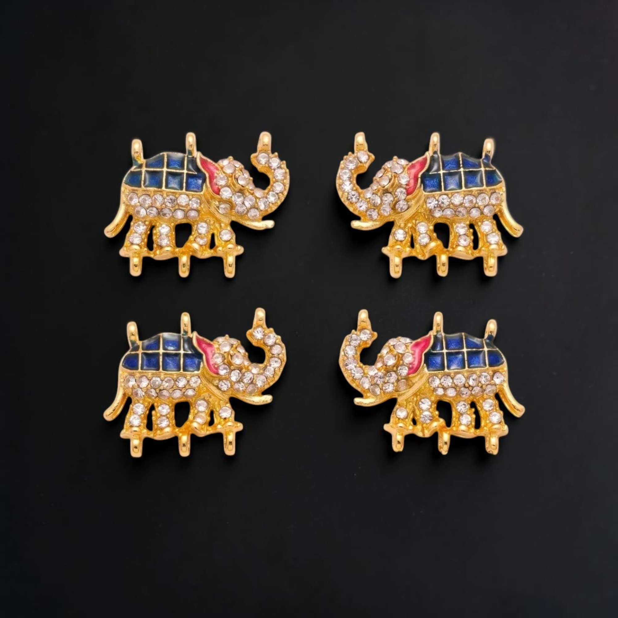 Elephant Design Jewellery Pendant for Necklace Making - Image 2
