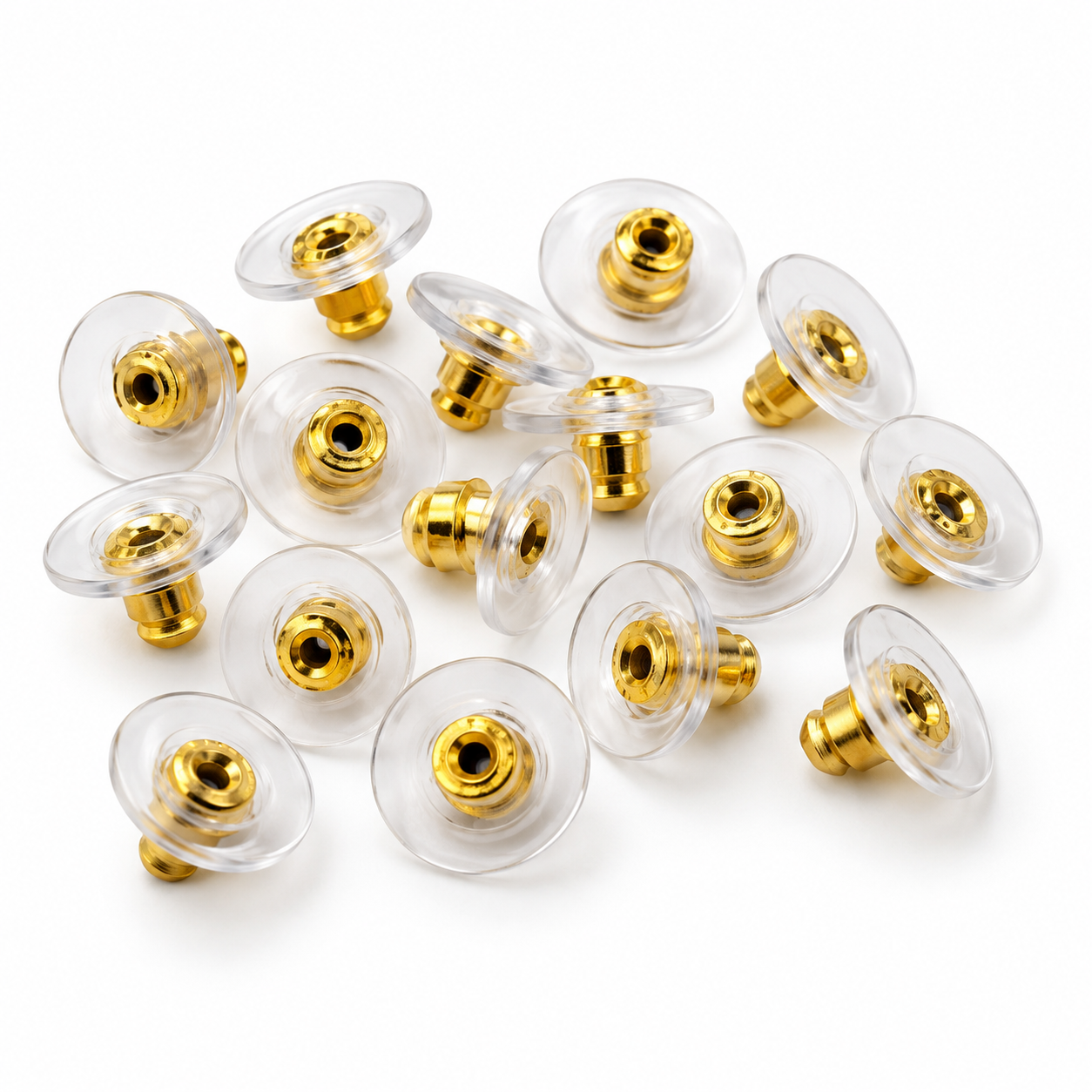 Push Button Backs for Jewellery Making(100pc)