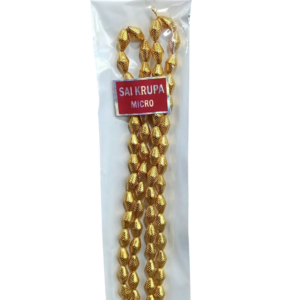 4mm Rice Checks Ball Beads for Jewellery Making – Micro Polish (100pc)